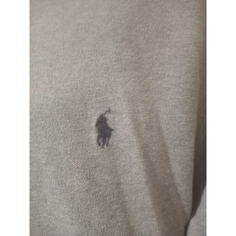 Polo Ralph Lauren Mens 3XB Gray Solid Knit Polo Shirt Short Sleeve 3X Big - Picture 2 of 12
